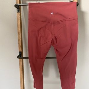 Lululemon Womens High-rise Capri-length Leggings in Spiced-Chai color in size 8